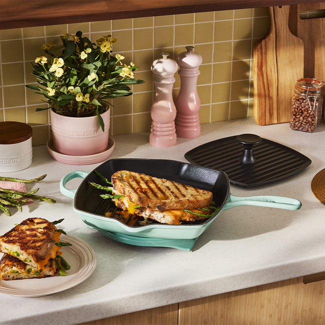 Square Skillet Grill and Panini Press Set, view 4